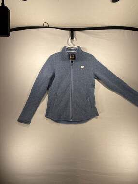 The North Face Women's Crescent Full-Zip Fleece Jacket in Folk Blue Heather